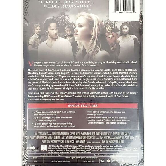 True Blood: The Complete First Season [DVD, 2017] Sealed - Picture 2 of 2